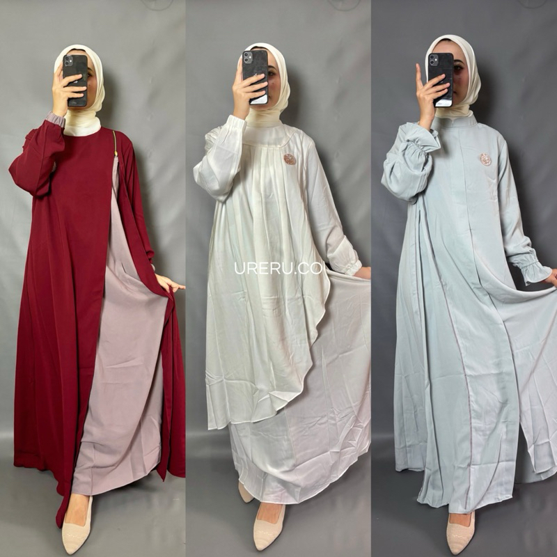 Gamis Kaftan Polos Premium