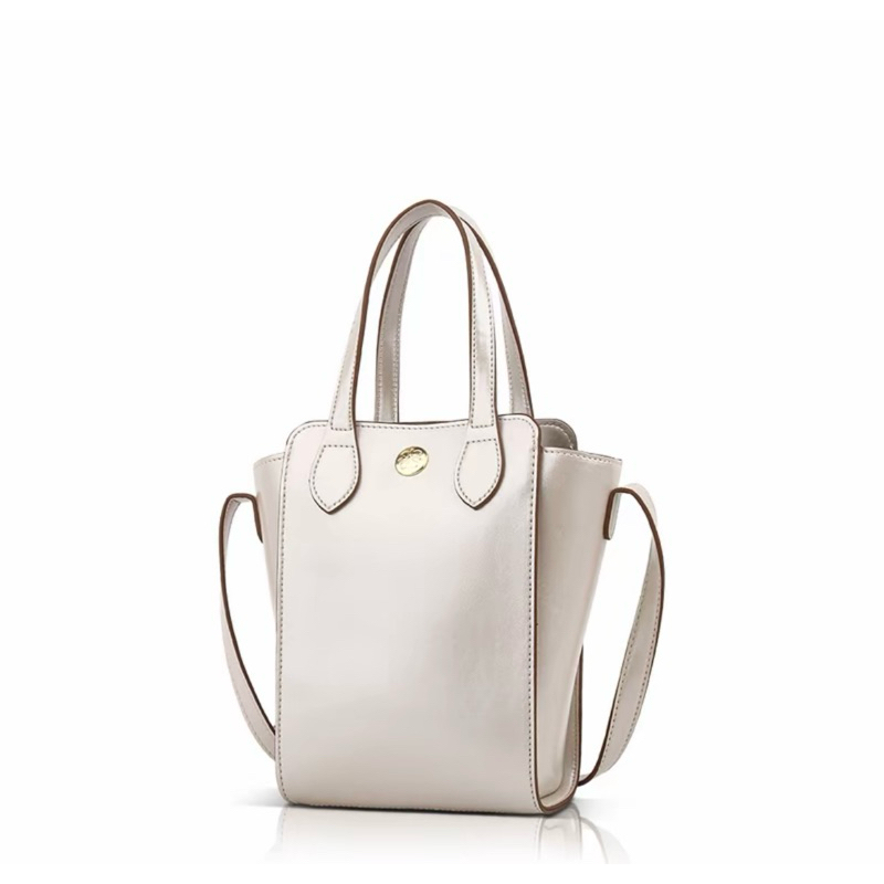 Tas wanita Les Catino Aurin Satchel Natural/White
