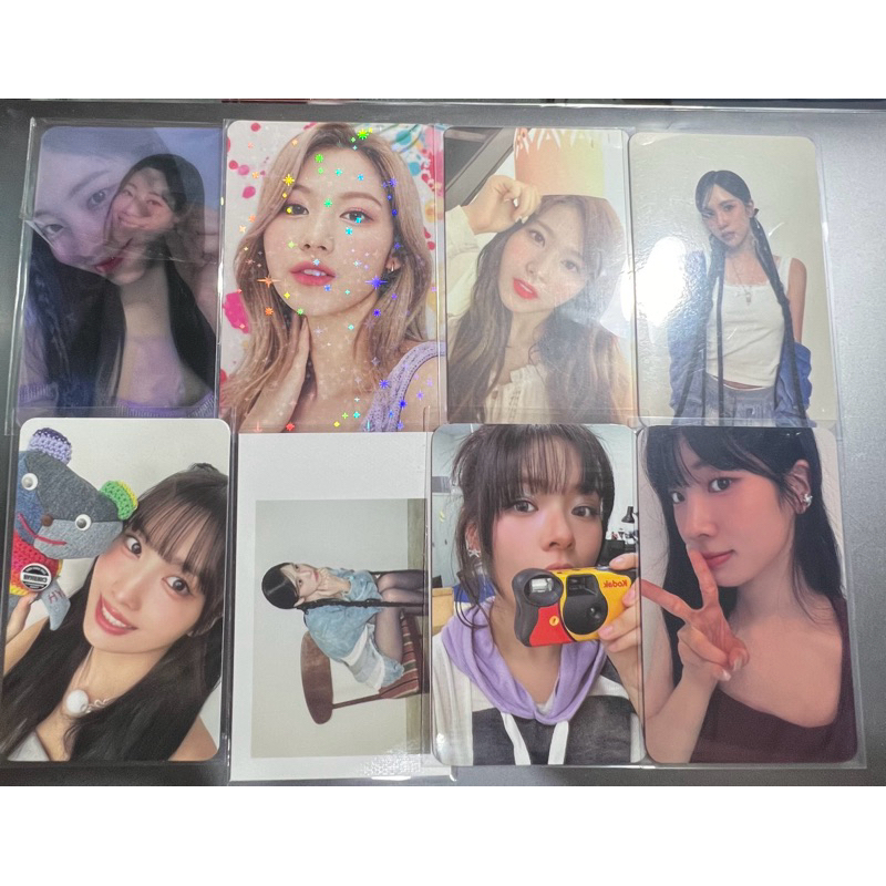 [BACA DESKRIPSI] READY STOCK PC PHOTOCARD DAHYUN SANA MINA MOMO JEONGYEON LUCKY DRAW WITHMUU BDM BLU