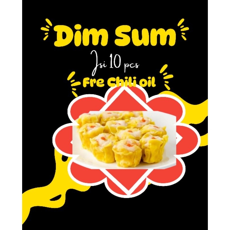 

Dimsum Premium Free saos Pedas isi 10 Pcs