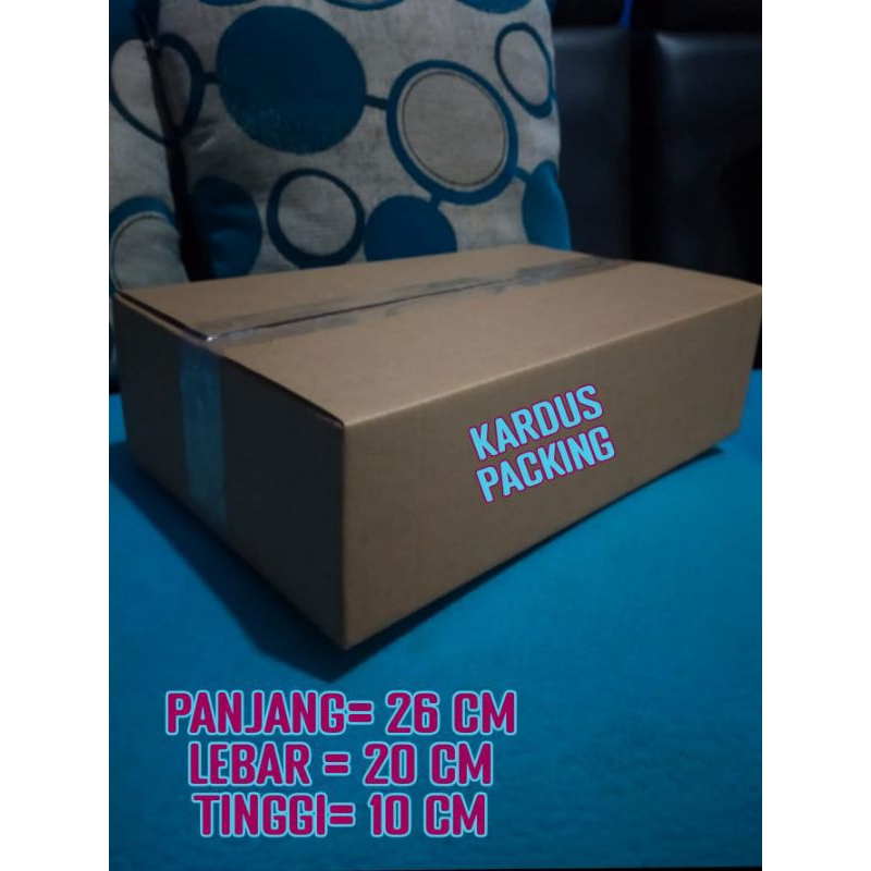

kardus polos UK 26x20x10 kardus besar kardus sedang