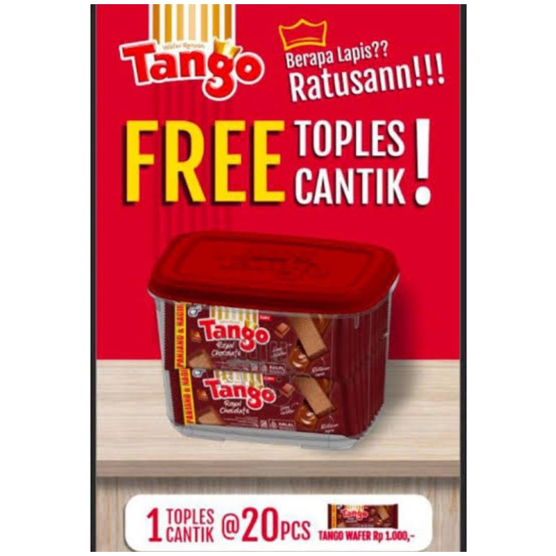 

(Free sealware) Wafer Tango 16g isi 20pcs/toples