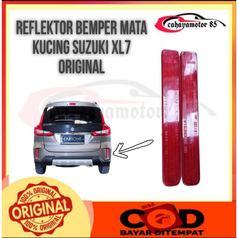 REFLEKTOR MATA KUCING LAMPU BEMPER BELAKANG SUZUKI XL7 ORIGINAL