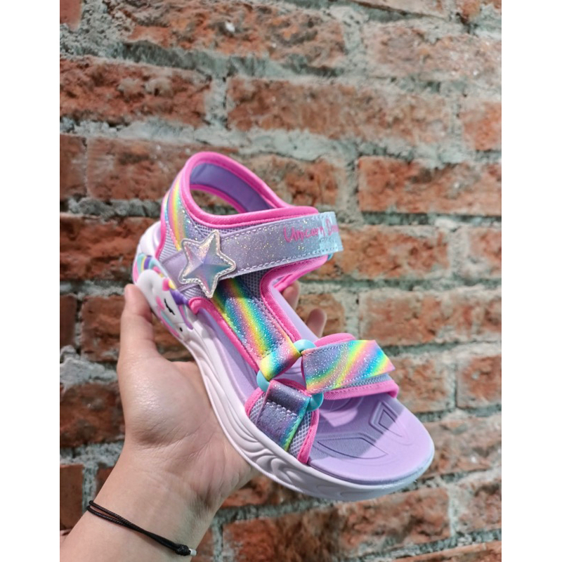 New Arrival Skechers Kids Unicorn Sandals