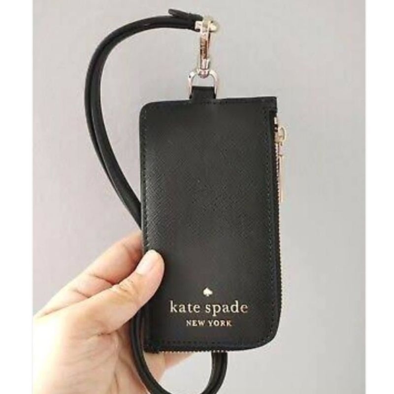

Lanyard katespade cewek Leather Black