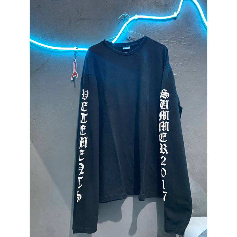 Vetements loongsleve summer t-shirt