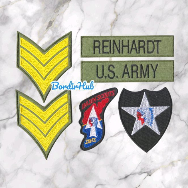 patch bordir set emblem new reinhardt john lennon Embroidery