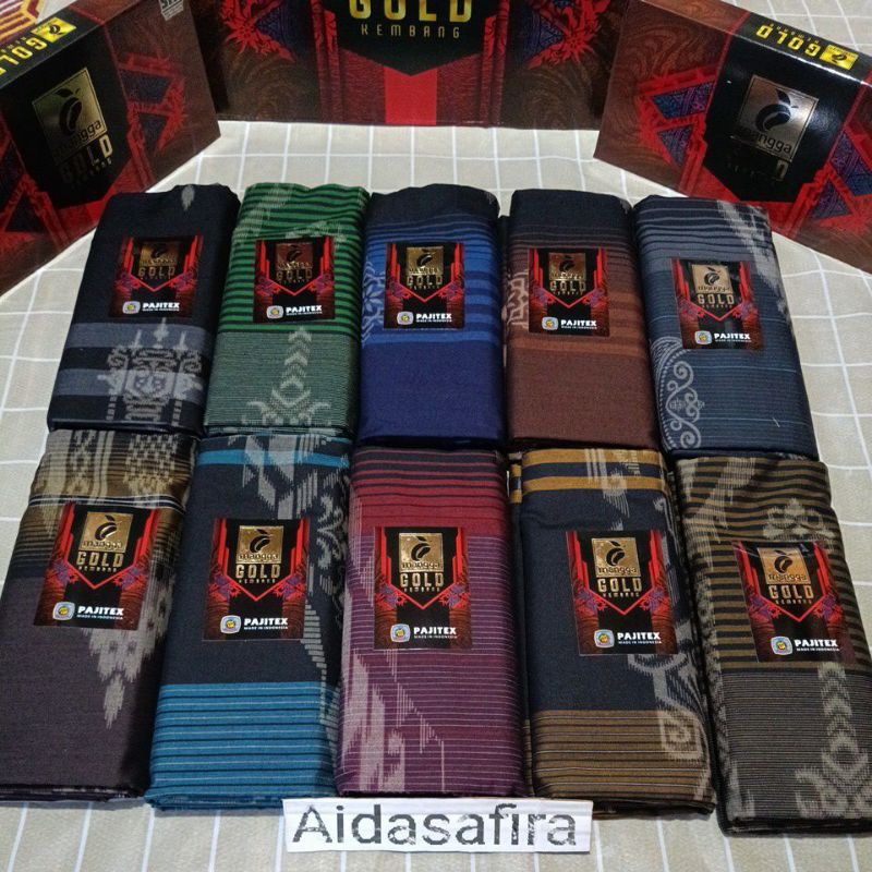 SARUNG MANGGA GOLD KEMBANG/SARUNG PRIA MANGGA GOLD KEMBANG