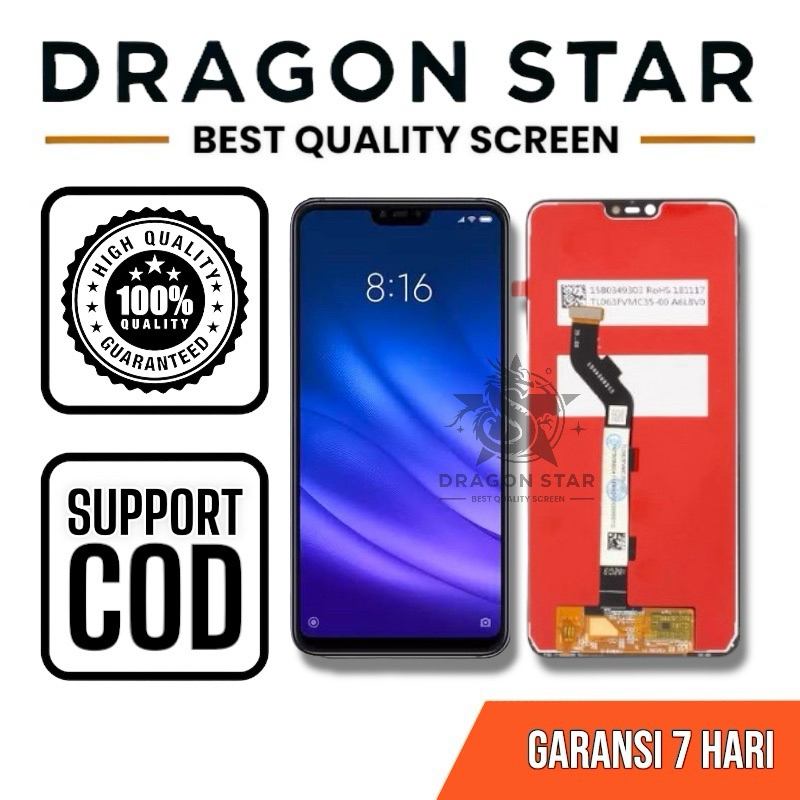 [ORIGINAL] LCD XIAOMI MI8 LITE MI 8 LITE / MI8 / MI8X LAYAR LCD FULLSET TOUCHSCREEN LAYAR SENTUHORIG