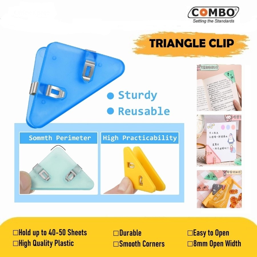 

Paper Clip Combo Segi3 ( Penjepit Kertas )