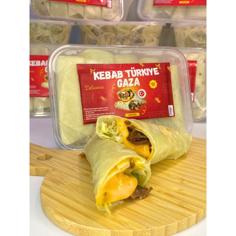 

kebab Frozen saus keju tanpa sayur