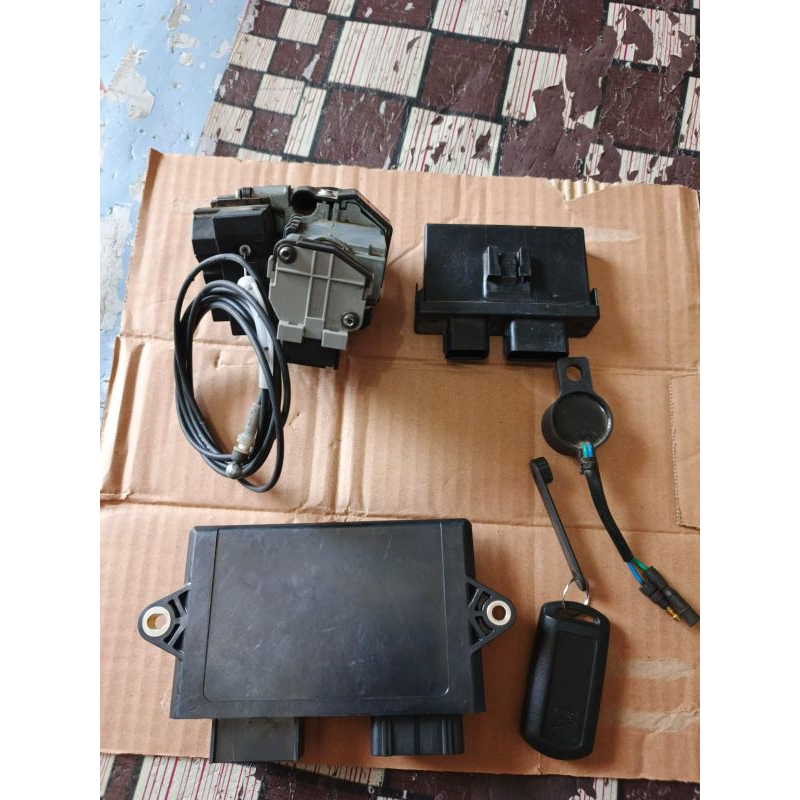 ECU CDI set Kunci Kontak SCU Modul Alarm Scoopy Fi New led 2021 Kode Part K2F