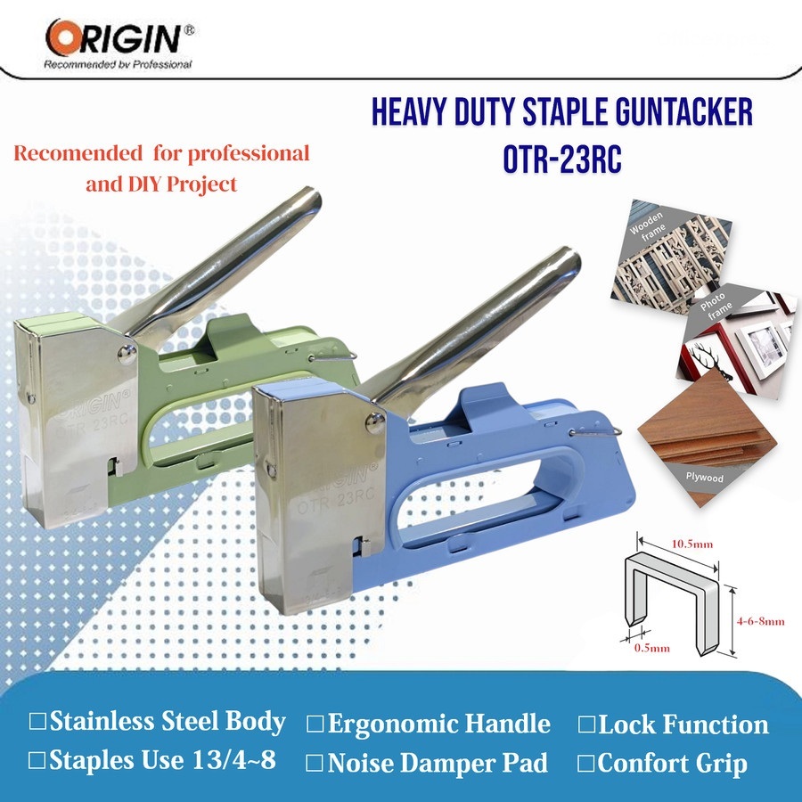 

Stapler Tembak / Gun Tacker Origin OTR-23RC