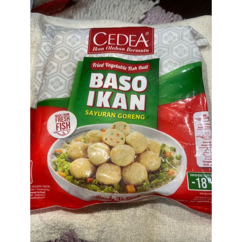 

bakso ikan sayur cedea