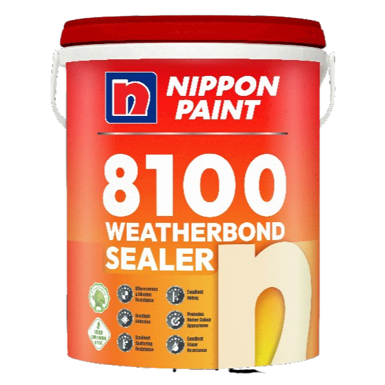 Nippon Weatherbond Sealer 8100 Cat Dasar Exterior 2.5 Ltr