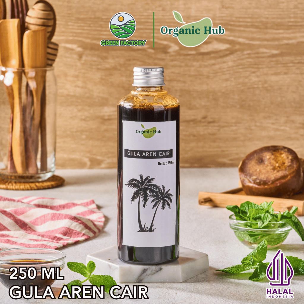 

Organic Hub Palm Sugar Liquid 100% Pure Original Gula Aren Cair Murni Premium Quality 250 ml