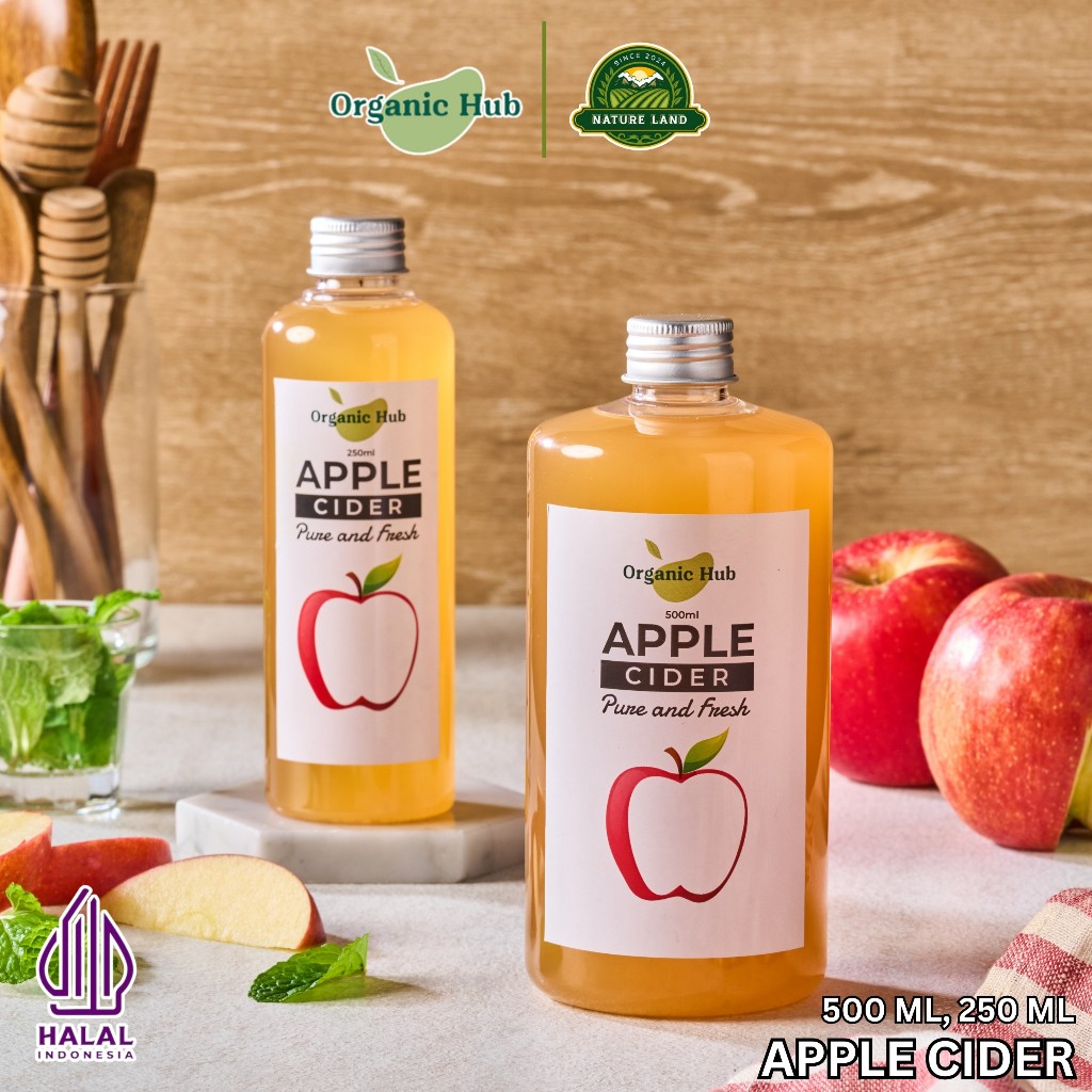 

Organic Hub Cuka Apel Apple Cider Vinegar With The Mother Premium Organik Original