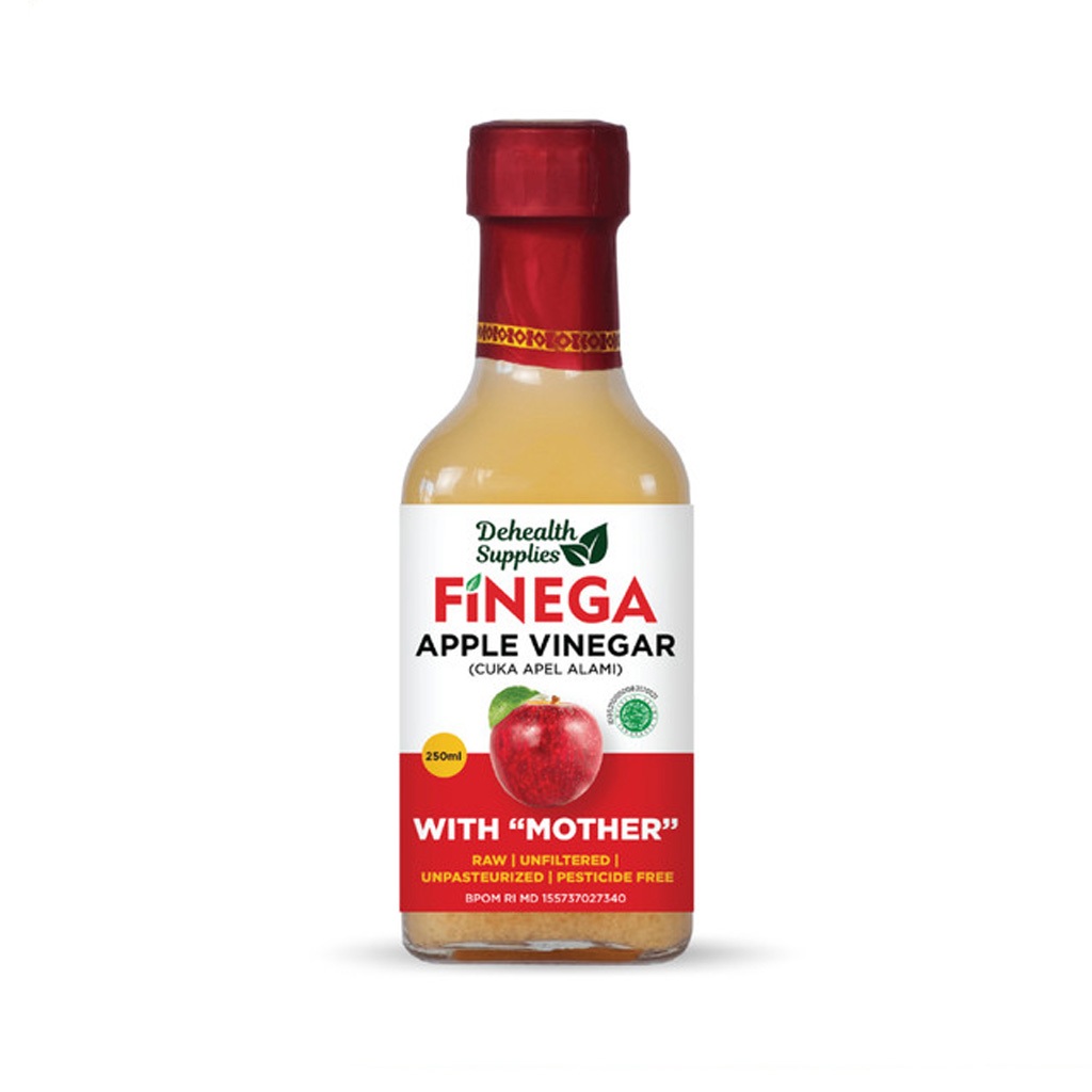 

Finega Apple Cider Vinegar / Cuka Apel Alami 250 Ml