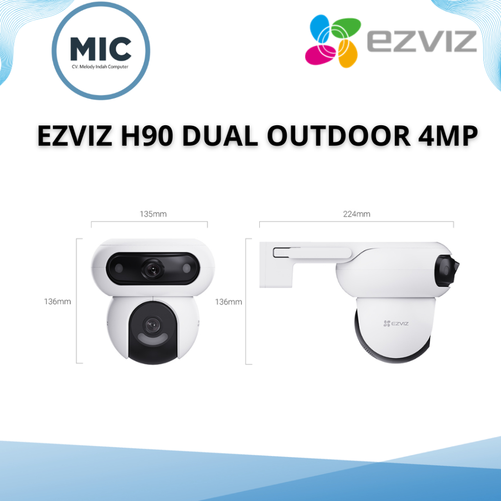 Kamera CCTV Ezviz H90 Dual Outdoor 4MP