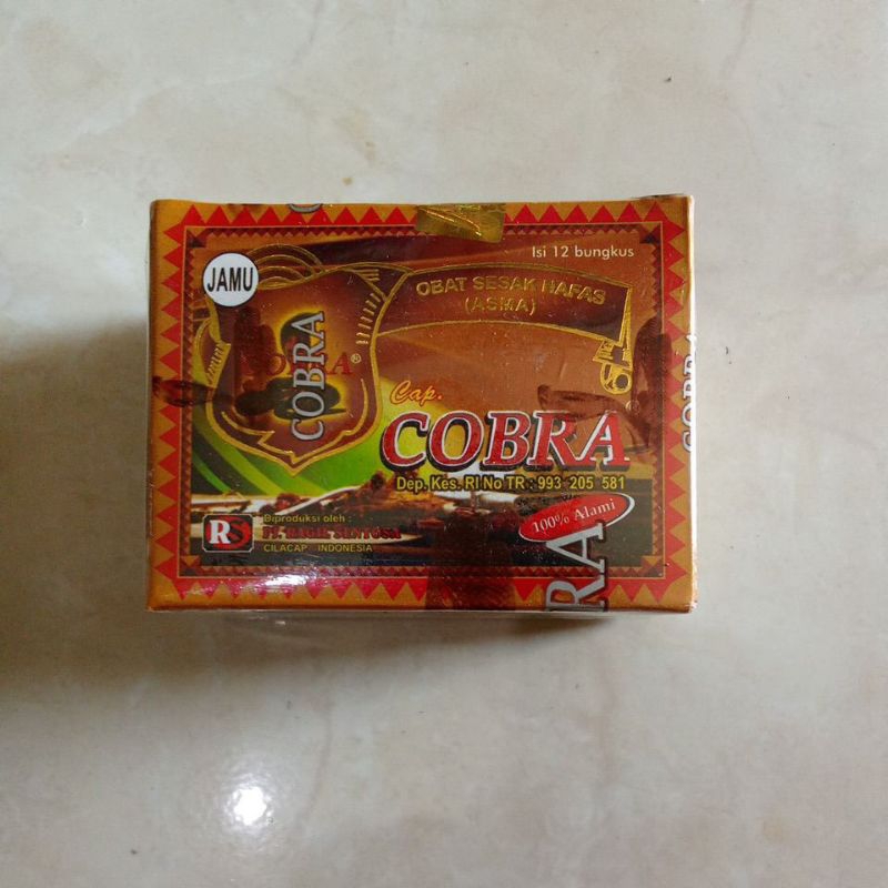 jamu cobra sesak nafas (asma) isi 12bks