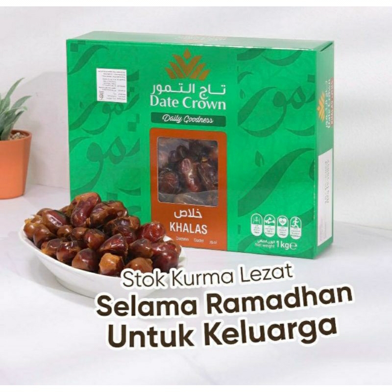 

Kurma Date Crown Khalas 1Kg