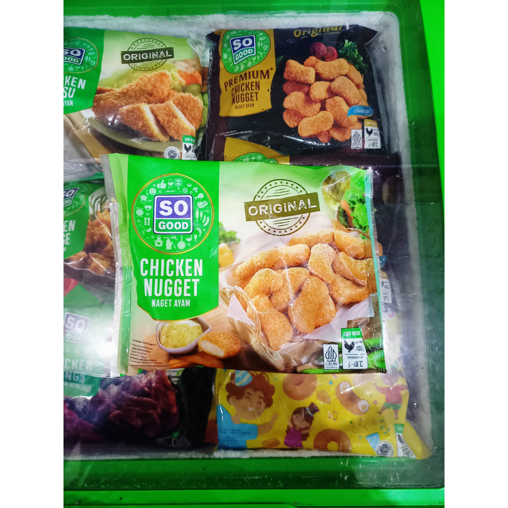 

Frozenfood SO GOOD Nugget Ayam Original 400gr