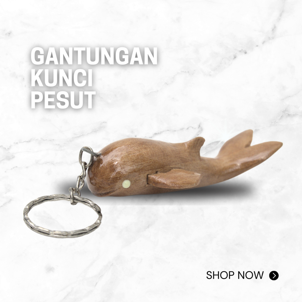 Gantungan Kunci Pesut - Pesut Lestari