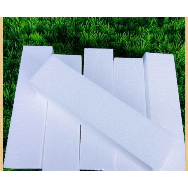 

D ( D9 ) STEROFORM UK 20X5X5 CM / BUSA BUNGA / STEROFOAM PUTIH POLOS