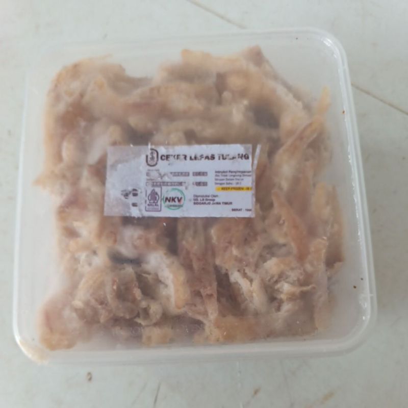 

Ceker Boneless 1 kg/Ceker Ayam Tanpa Tulang 1 kg
