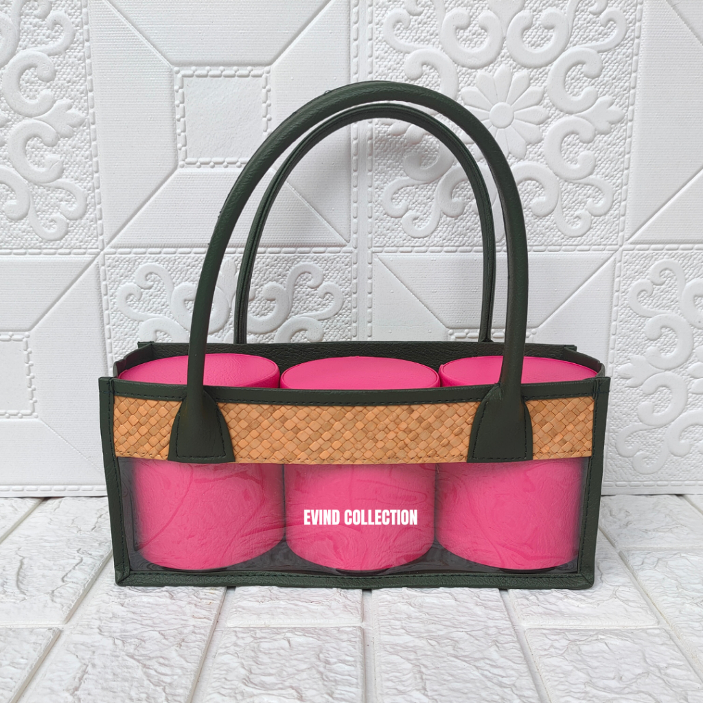 

Tas Mika Hampers Anyaman Pandan (Carbella) Untuk 3 Toples Silinder Keranjang Parcel Hari Raya