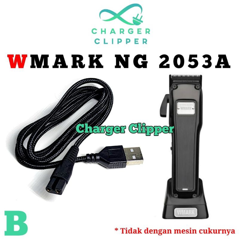 Kabel Charger Wmark NG 2053A Pengisi Daya Mesin Cukur Wmark Charger Clipper #B