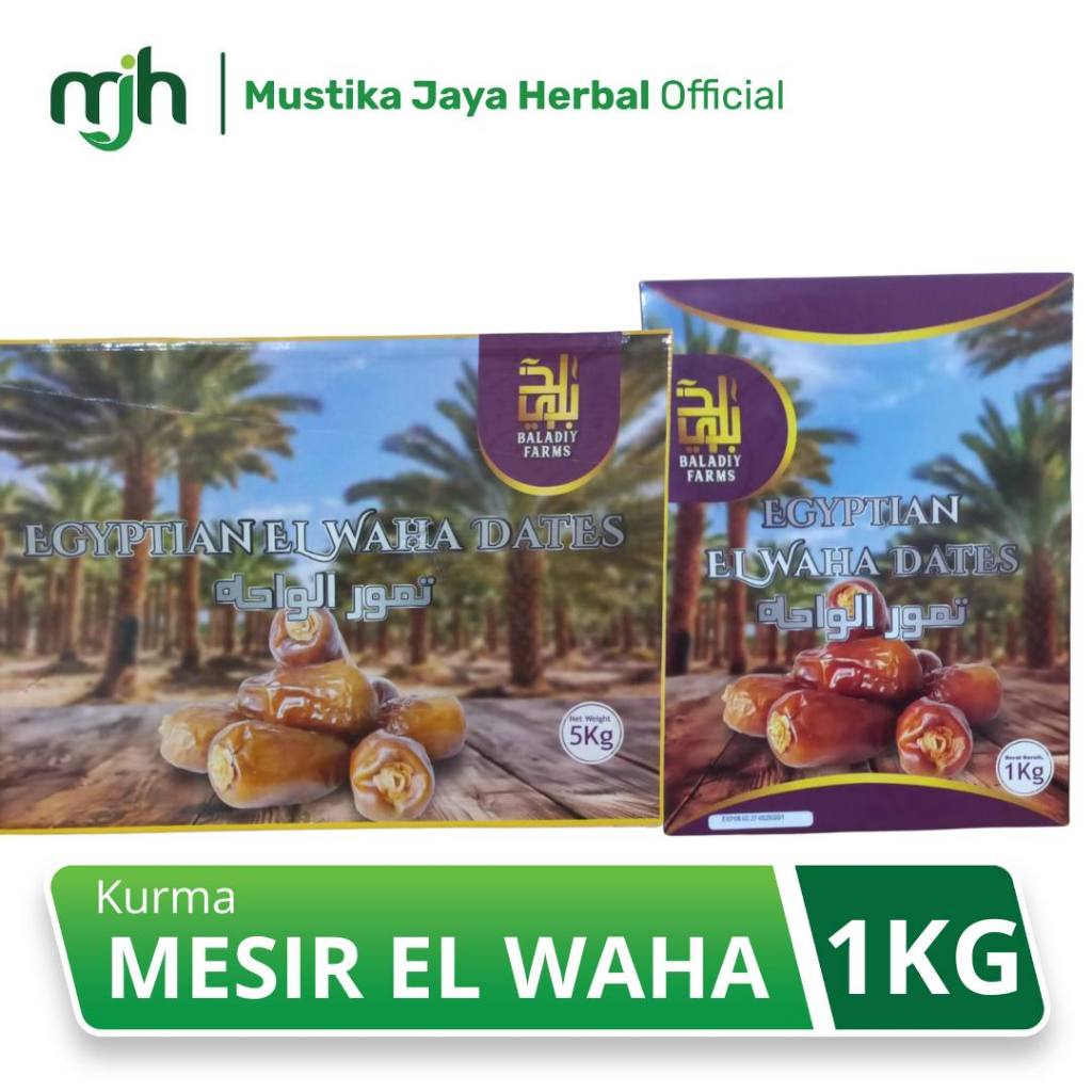 

Kurma Mesir/Egypt El Waha Kemasan 1Kg dan 5Kg