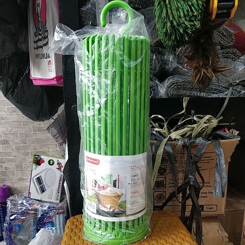 Folding Hanger Putar 24 Stick / Gantungan Baju Bayi Maspion BG073