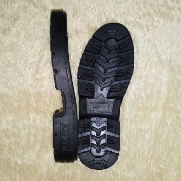 Outsole sepatu safety king pdl boots alas sepatu laki laki bahan karet mentah hitam