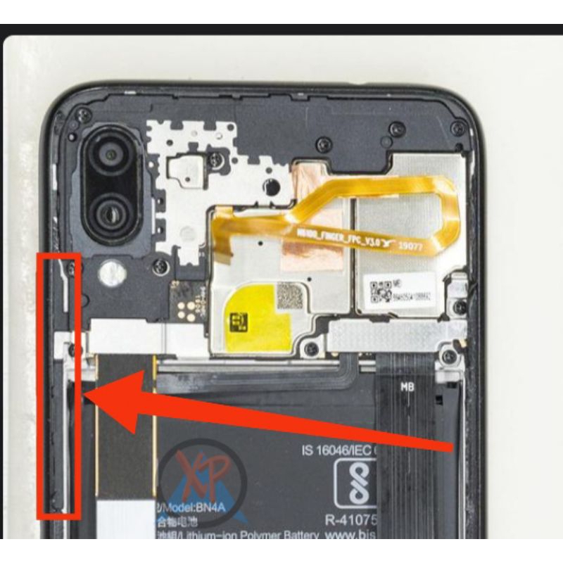 penutup flexibel on/off redmi note 7
