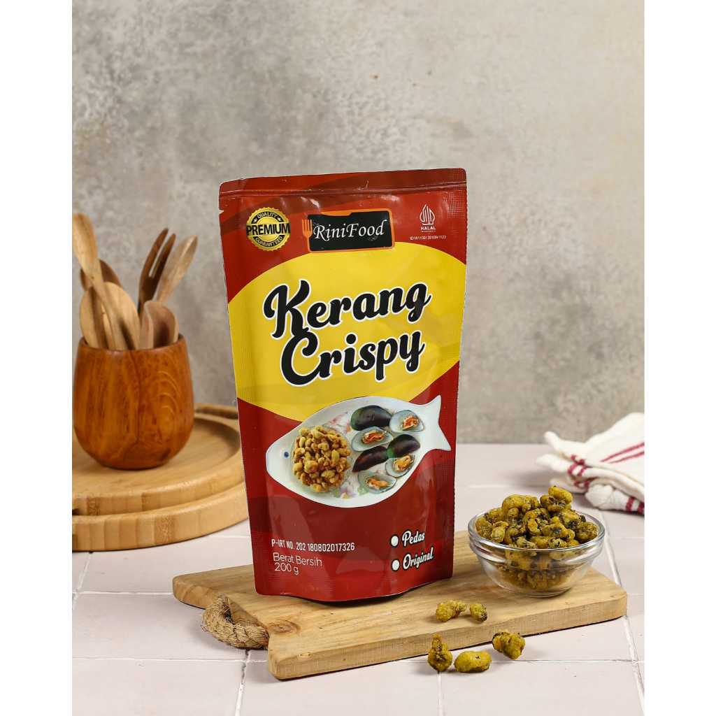 

Kerang Crispy Rasa Pedas 200 gr