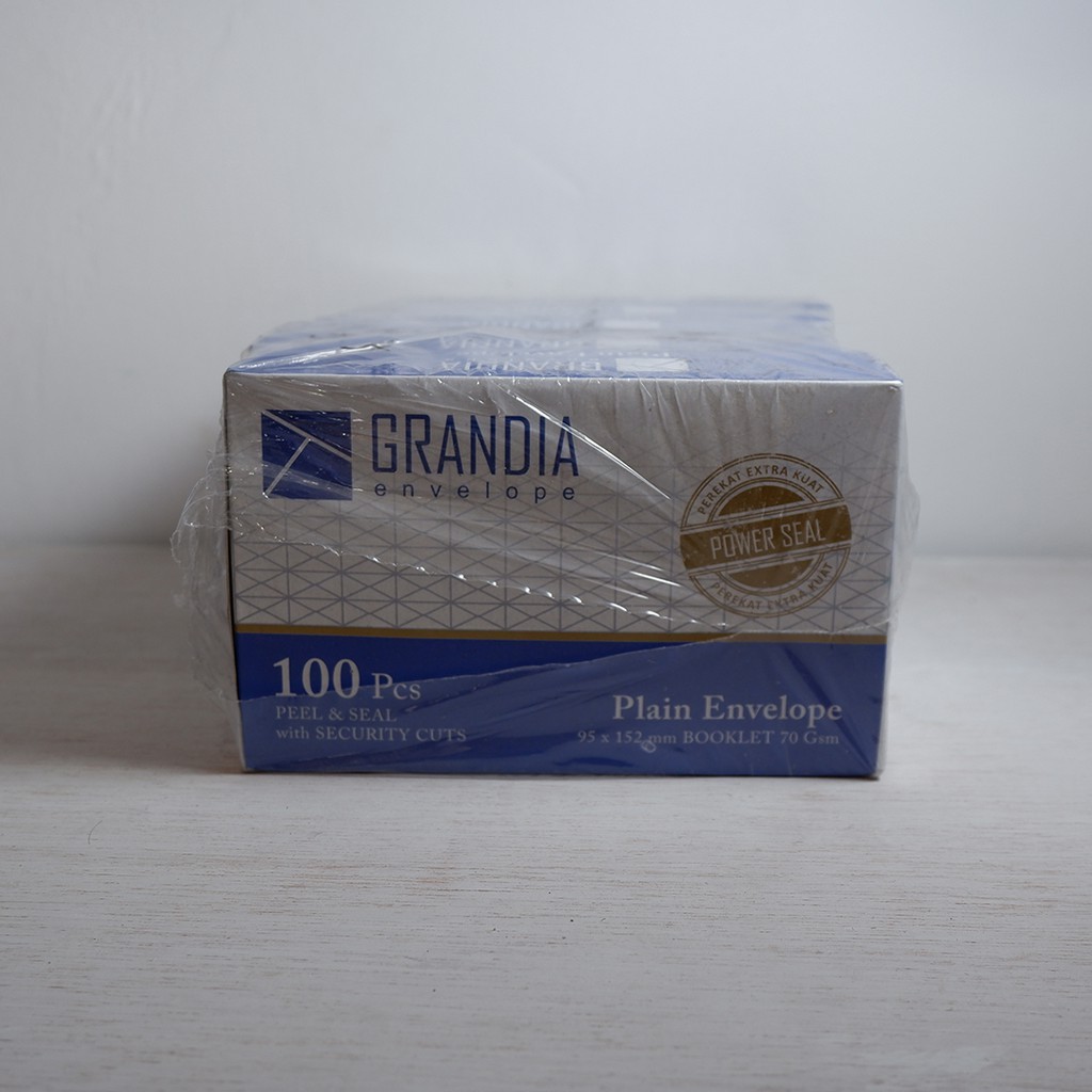 

[5 Pcs] Paket Hemat Grosir Amplop Grandia 95 x 152 mm Murah 1 Pack Isi 5 Kotak