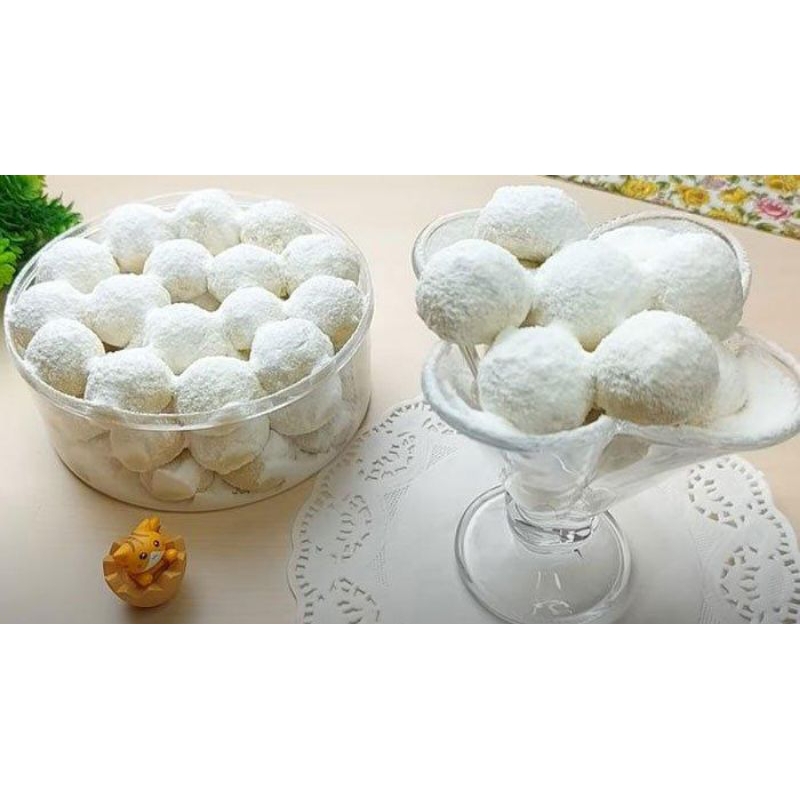 

Kue Kering Bomboloni Salju 500 gr