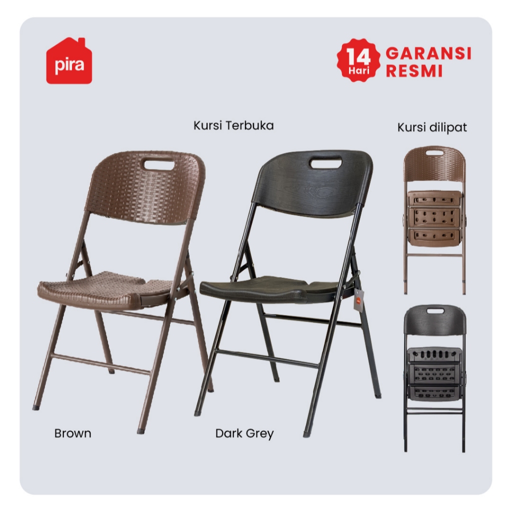 Pira -  Folda CH45 Kursi Lipat Outdoor / Kursi Teras / Kursi Taman