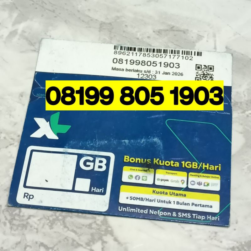 PERDANA NOMOR CANTIK XL TAHUN BOS 1903