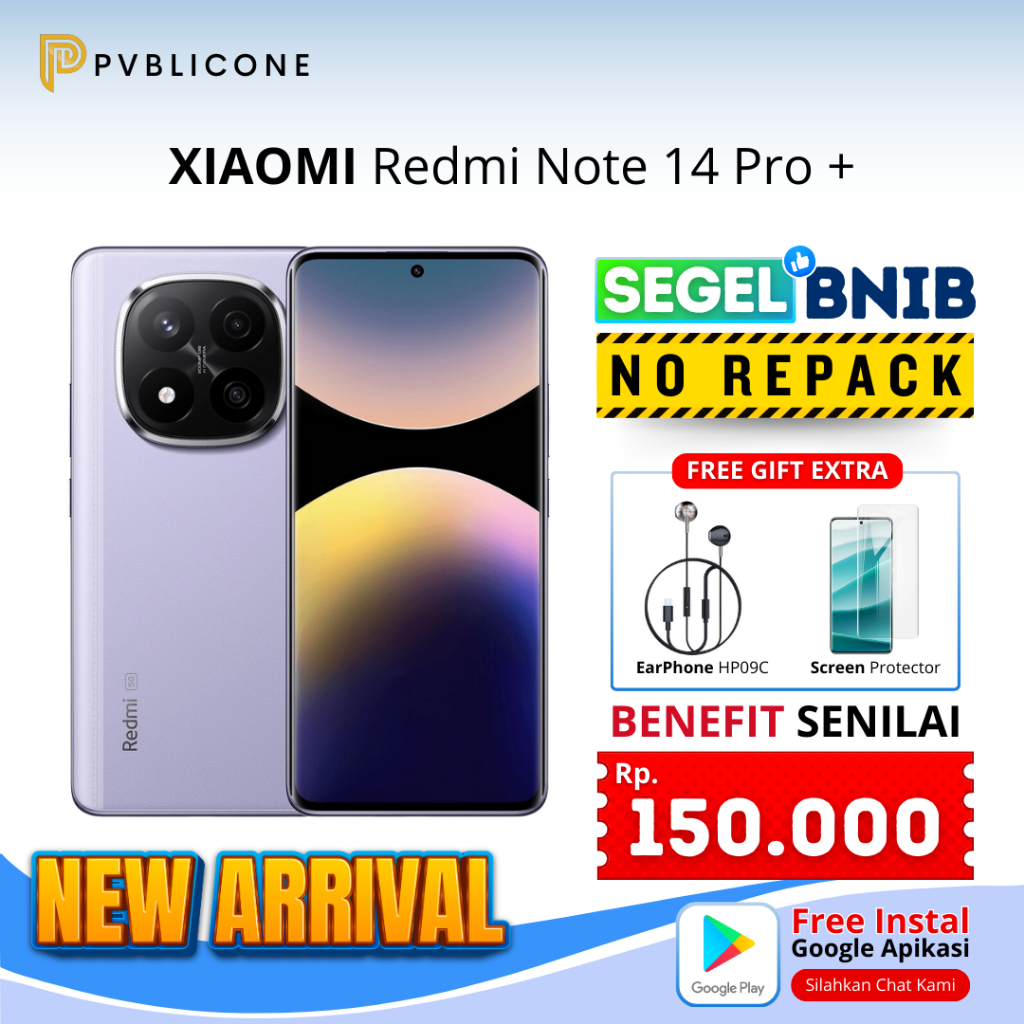 Xiaomi Redmi Note 14 Pro Plus Pro+ 5G Iconic Shot I Kamera 200 MP AI Crafted - 12/512GB