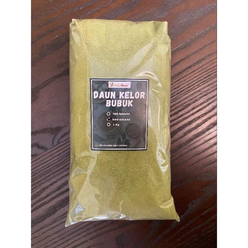 

Daun Kelor bubuk 500 gram murni tanpa campuran
