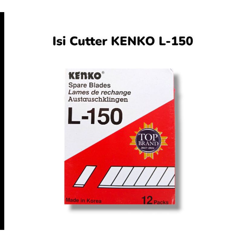 

1 PCS = 1 BIJI Isi Cutter Besar KENKO L-150