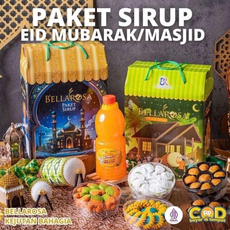 

(ISI 4 + SIRUP) HAMPERS BELLAROSA PAKET SIRUP // KUE KERING HAMPERS LEBARAN MURAH