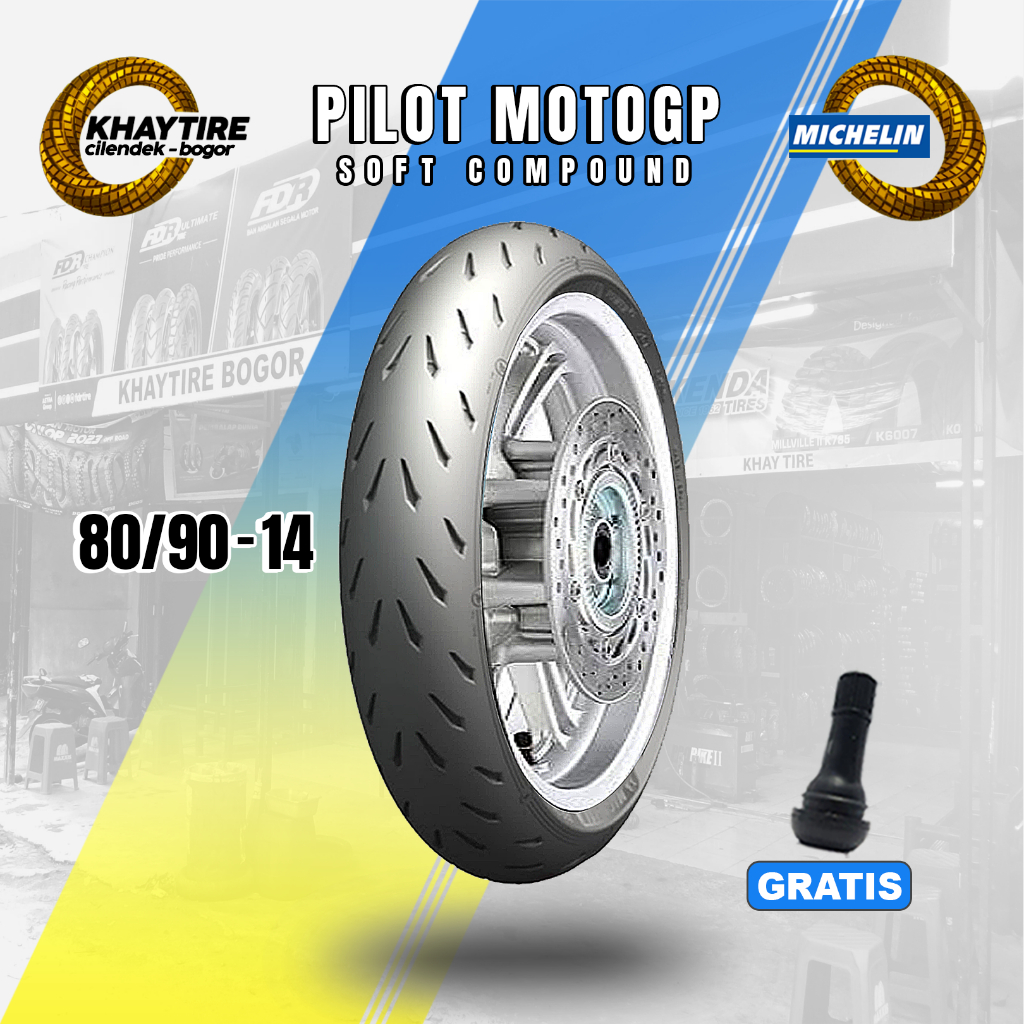Ban Motor Matic MICHELIN PILOT MOTOGP 80/90 Ring 14 Tubeless