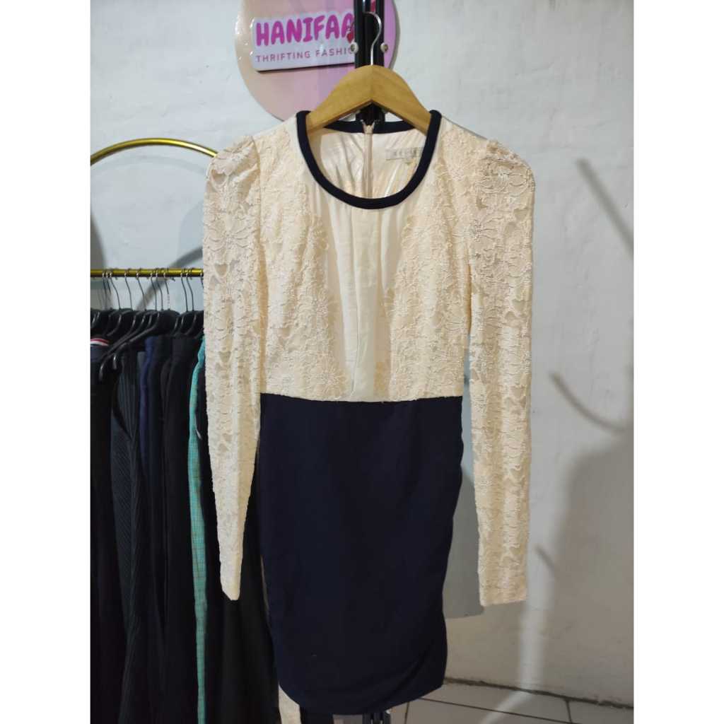 Dress brukat mulus - Baju wanita - Baju Kondangan