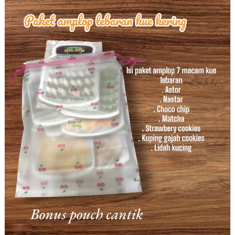 

PAKET AMPLOP 3D SERI KUE LEBARAN (70 PCS motif 7 MACAM KUE) gratis pouch cantik