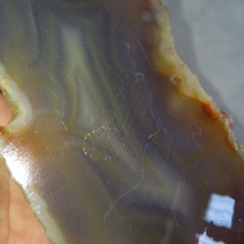 Original Batu Akik Cempaka Motif Kristal