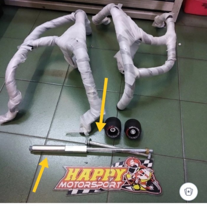 Baut & boshing crashbar agna kawasaki er6n