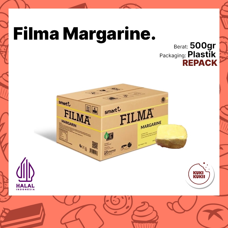 

Filma Margarine Trans Fat Free 500gr REPACK | Margarin Filma Serbaguna 500 gram